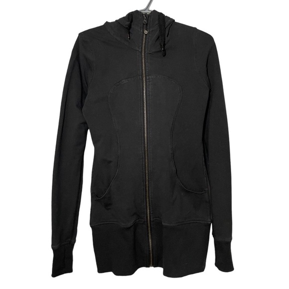 lululemon athletica Jackets & Blazers - LULULEMON Long Scuba Hoodie Full Zip Jacket size 8